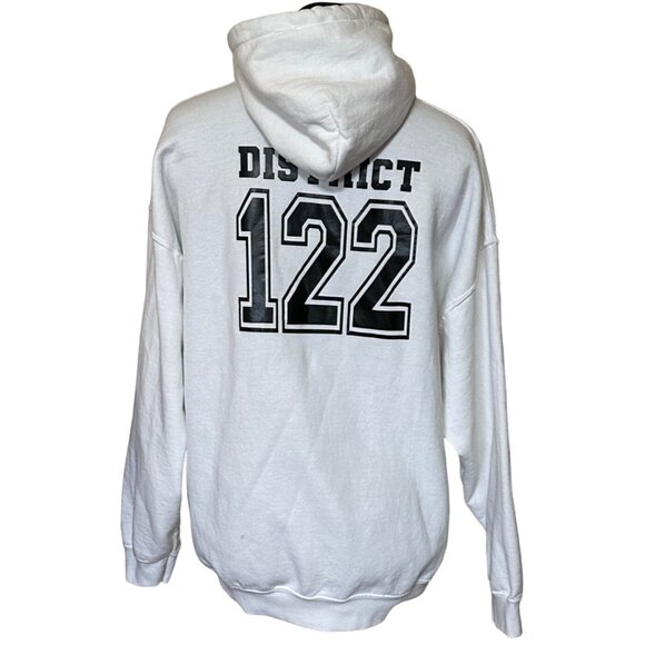 Women's GILDAN Heavy Blend Hoodie "District 122" Cotton Polyester Blend Size XL - Picture 2 of 16
